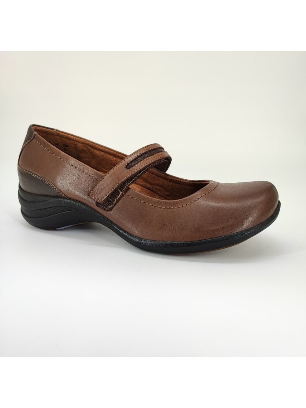Hush Puppies Epic Mary Jane Women's Size 7.5 US Wide Loafers Leather Brown